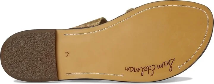 Sam Edelman Gabi Women's Sandals Amber Gold : 7 M, Leather/Rubber - Image 3