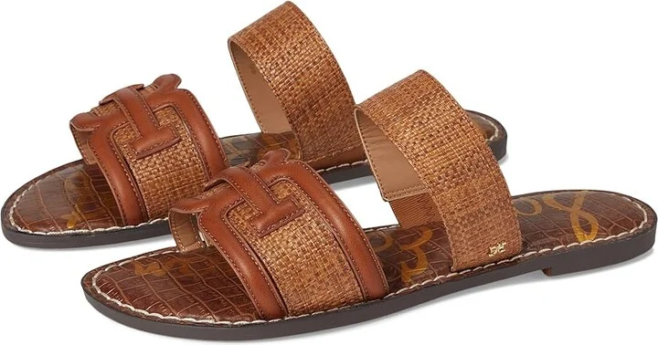 Sam Edelman Gabi Women's Sandals Cuoio/Rich Cognac : 5 M, Leather/Rubber