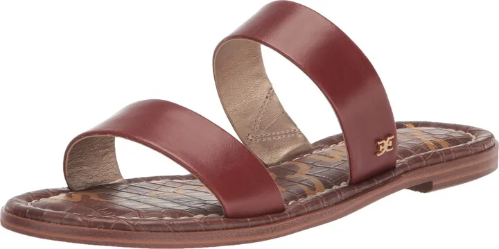 Sam Edelman Gala Flat Sandal Cognac 7 Medium