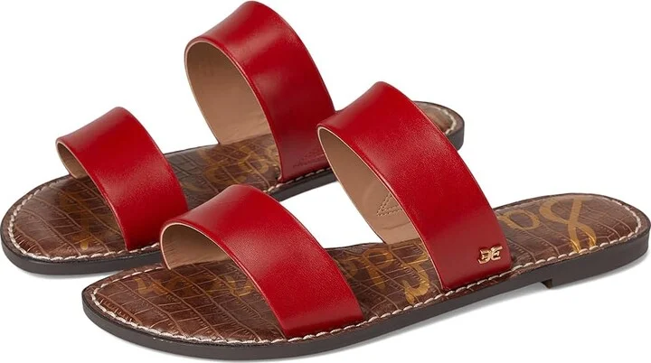Sam Edelman Gala Women's Shoes Summer Red : 5.5 M, Leather/Suede