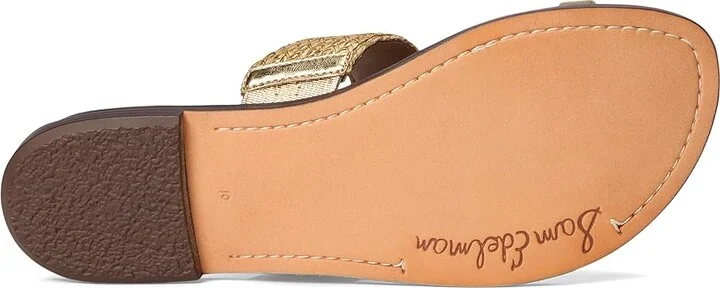 Sam Edelman Gemini Women's Sandals Sunny Gold/Chai Cream : 10 M, Synthetic - Image 3