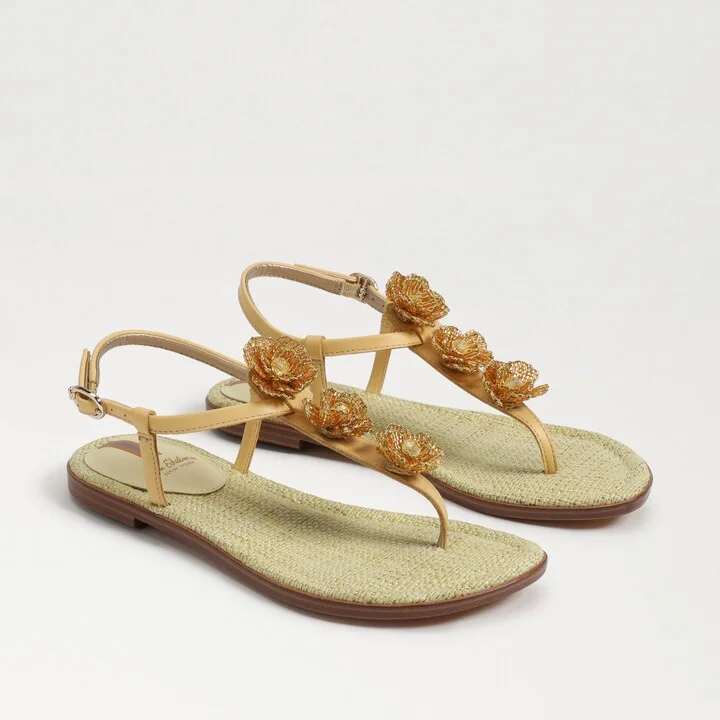 Sam Edelman Gigi Flora Thong Sandal Desert Sun