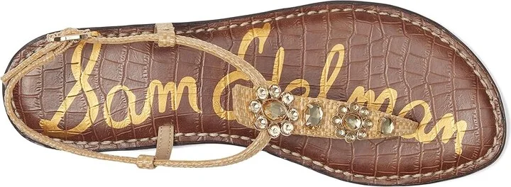 Sam Edelman Gigi Ray Women's Sandals Bleached Beechwood Gem : 9.5 M, Leather - Image 2