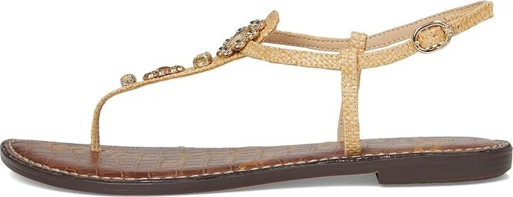 Sam Edelman Gigi Ray Women's Sandals Bleached Beechwood Gem : 9.5 M, Leather - Image 6