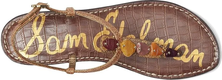 Sam Edelman Gigi Stone Women's Sandals Amber Multi/Cuoio Stone : 9.5 M, Synthetic - Image 2