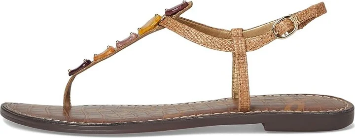 Sam Edelman Gigi Stone Women's Sandals Amber Multi/Cuoio Stone : 9.5 M, Synthetic - Image 6