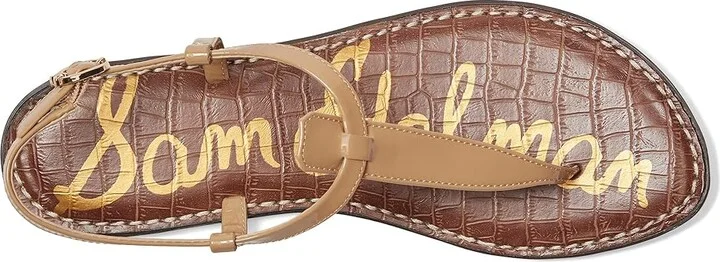 Sam Edelman Gigi Women's Sandals Almond Patent Leather : 6.5 M, Leather/Synthetic - Image 2