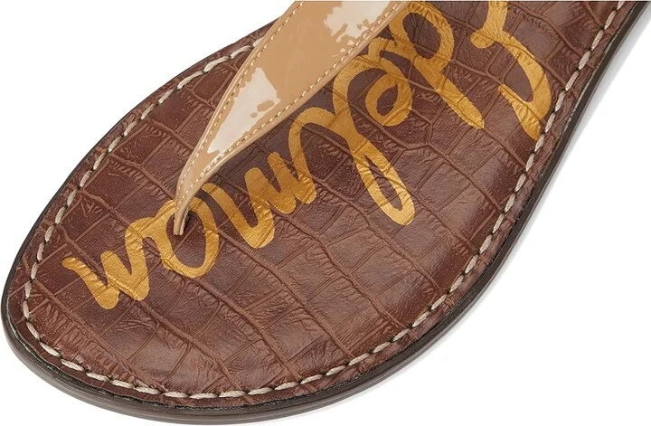 Sam Edelman Gigi Women's Sandals Almond Patent Leather : 6.5 M, Leather/Synthetic - Image 7