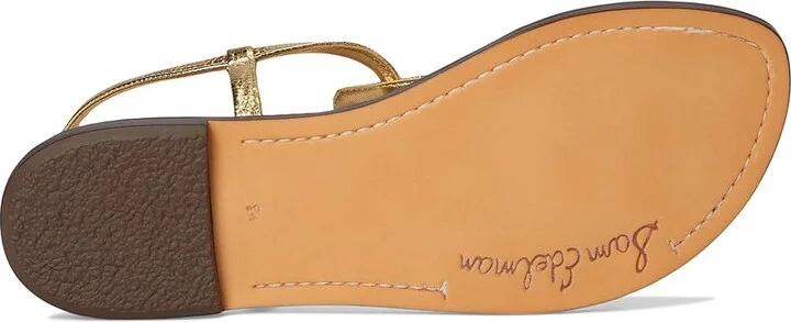 Sam Edelman Gigi Women's Sandals Amber Gold Leather : 7 W - Image 3