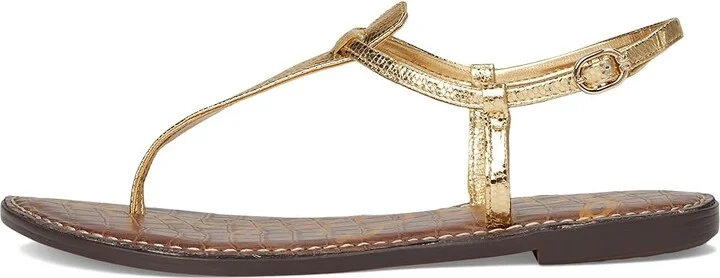 Sam Edelman Gigi Women's Sandals Amber Gold Leather : 7 W - Image 6