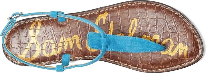 Sam Edelman Gigi Women's Sandals Aqua Azure Suede : 8 M - Image 2