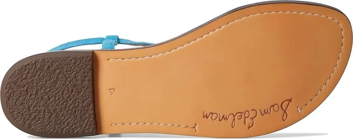 Sam Edelman Gigi Women's Sandals Aqua Azure Suede : 8 M - Image 3