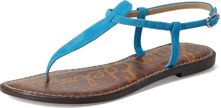 Sam Edelman Gigi Women's Sandals Aqua Azure Suede : 8 M - Image 5