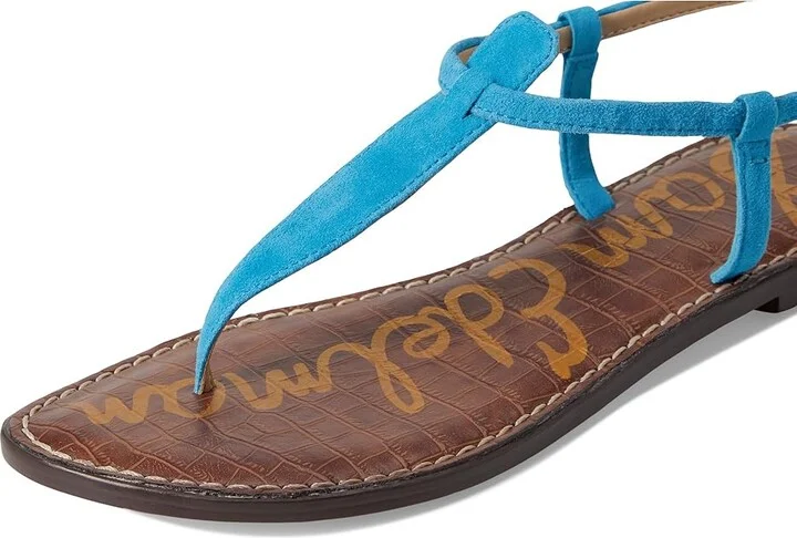 Sam Edelman Gigi Women's Sandals Aqua Azure Suede : 8 M - Image 7