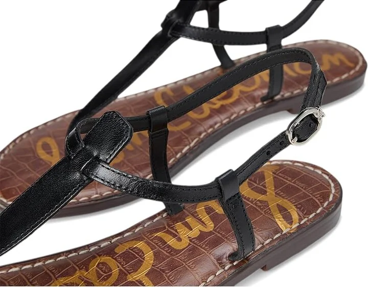 Sam Edelman Gigi Women's Sandals Black Leather : 7.5 W - Image 7
