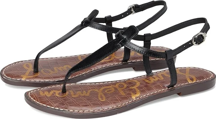 Sam Edelman Gigi Women's Sandals Black Leather : 7.5 W