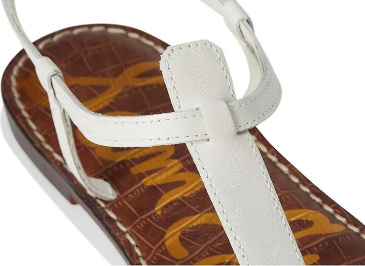 Sam Edelman Gigi Women's Sandals Bright White Leather : 10 M - Image 7