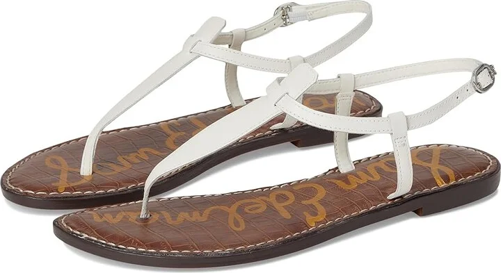 Sam Edelman Gigi Women's Sandals Bright White Leather : 10 M