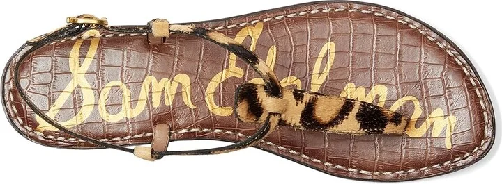 Sam Edelman Gigi Women's Sandals Cyprus Tan Leopard : 6.5 W, Leather/Synthetic - Image 2