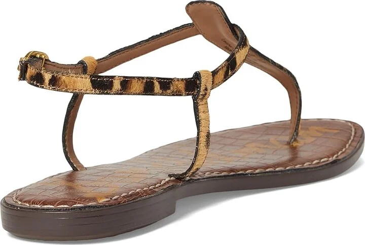 Sam Edelman Gigi Women's Sandals Cyprus Tan Leopard : 6.5 W, Leather/Synthetic - Image 4