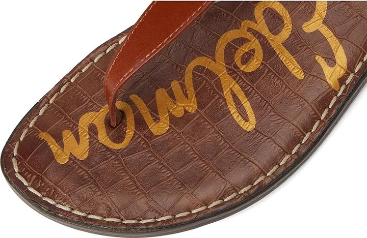 Sam Edelman Gigi Women's Sandals Kona Brown Leather : 7.5 M, Leather/Synthetic - Image 7
