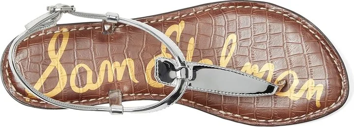 Sam Edelman Gigi Women's Sandals Soft Silver Specchio : 7.5 W, Leather/Synthetic - Image 2