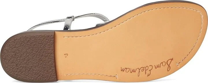 Sam Edelman Gigi Women's Sandals Soft Silver Specchio : 7.5 W, Leather/Synthetic - Image 3