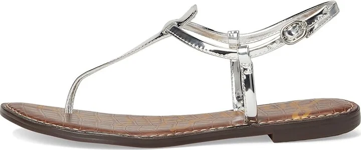 Sam Edelman Gigi Women's Sandals Soft Silver Specchio : 7.5 W, Leather/Synthetic - Image 6