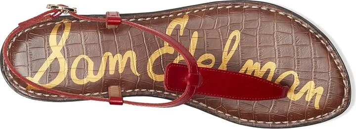 Sam Edelman Gigi Women's Sandals Summer Red : 5.5 M - Image 2