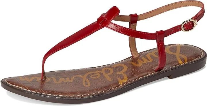 Sam Edelman Gigi Women's Sandals Summer Red : 5.5 M - Image 5
