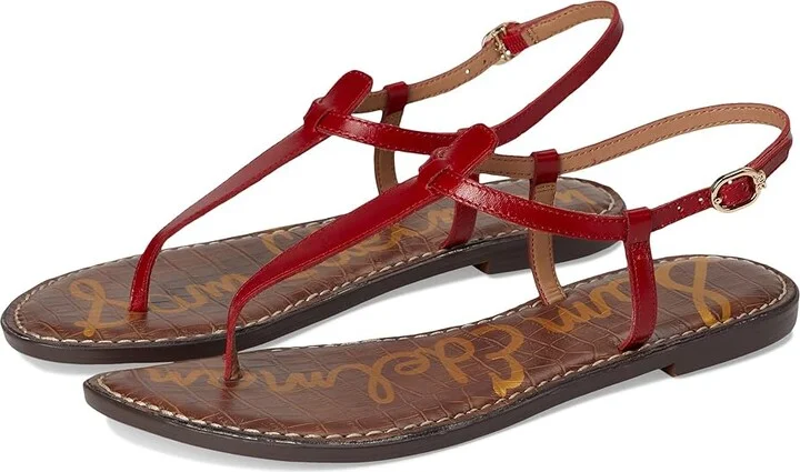 Sam Edelman Gigi Women's Sandals Summer Red : 5.5 M