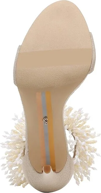 Sam Edelman Gillie Women's Sandals Sand : 10 M, Textile - Image 3