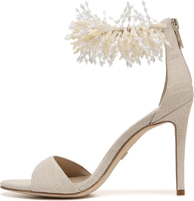 Sam Edelman Gillie Women's Sandals Sand : 10 M, Textile - Image 5