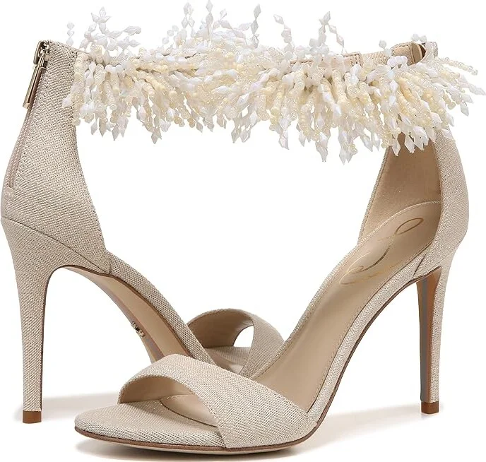 Sam Edelman Gillie Women's Sandals Sand : 10 M, Textile