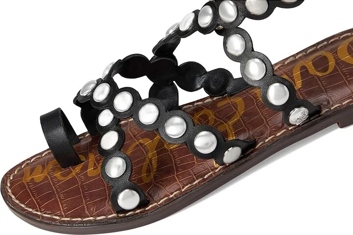Sam Edelman Gloria Women's Dress Sandals Black Leather : 8 M - Image 7