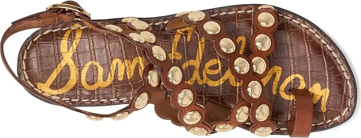 Sam Edelman Gloria Women's Dress Sandals Rich Cognac : 8.5 M, Leather - Image 2