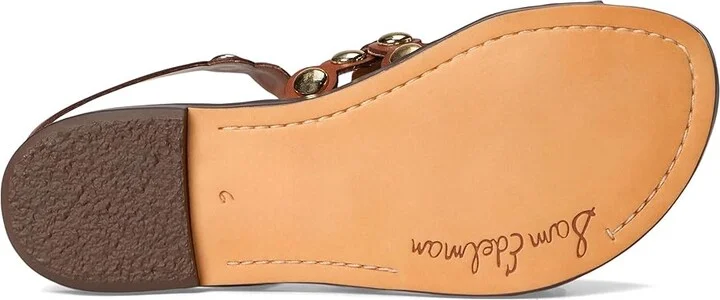 Sam Edelman Gloria Women's Dress Sandals Rich Cognac : 8.5 M, Leather - Image 3