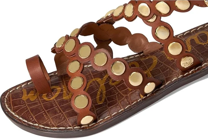 Sam Edelman Gloria Women's Dress Sandals Rich Cognac : 8.5 M, Leather - Image 7