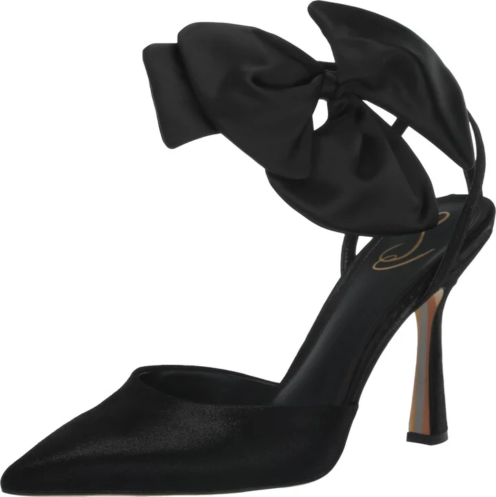 Sam Edelman Halie Pump Black Suede 7 Medium