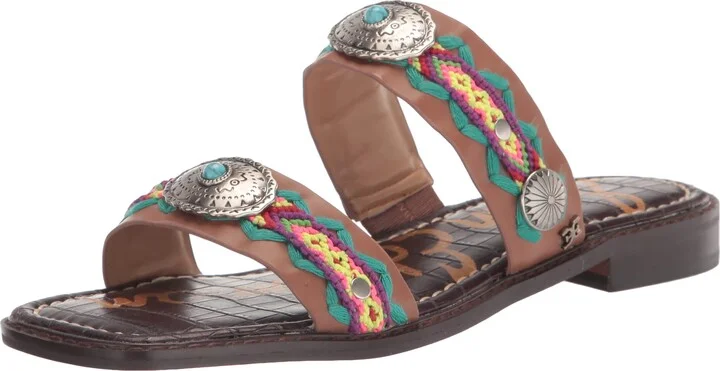 Sam Edelman Hardyn Sandal Dark Bourbon 7 Medium