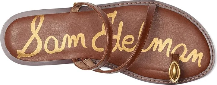 Sam Edelman Harlyn Women's Sandals Cognac : 6.5 M, Leather - Image 2