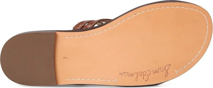 Sam Edelman Harlyn Women's Sandals Cognac : 6.5 M, Leather - Image 3