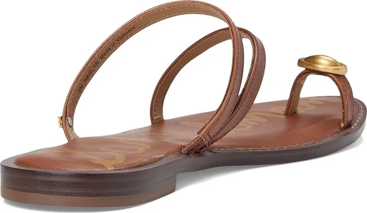 Sam Edelman Harlyn Women's Sandals Cognac : 6.5 M, Leather - Image 4