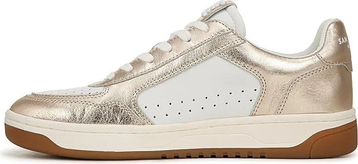 Sam Edelman Harper Women's Shoes Gold Leaf/White : 5.5 M, Leather - Image 5