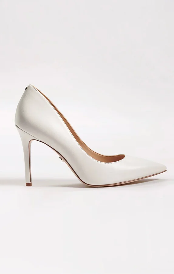 Sam Edelman Hazel Heel ~ Bright White Leather - Image 8