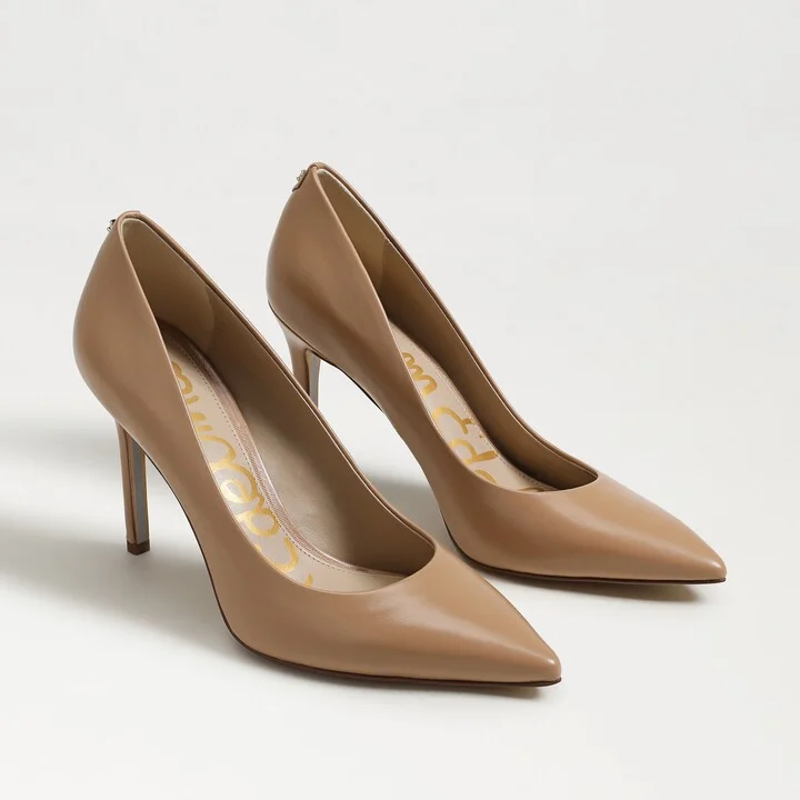Sam Edelman Hazel Pointed Toe Pump French Sand Leather