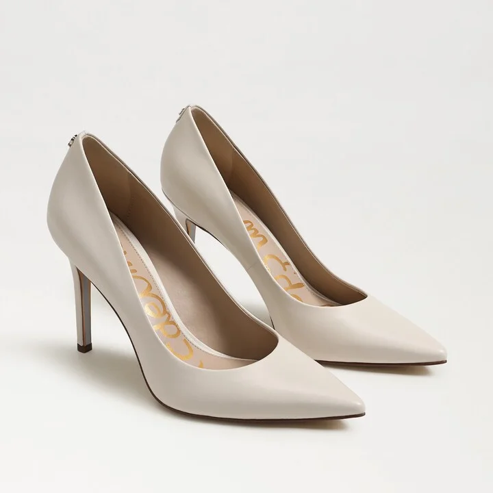 Sam Edelman Hazel Pointed Toe Pump Modern Ivory Leather