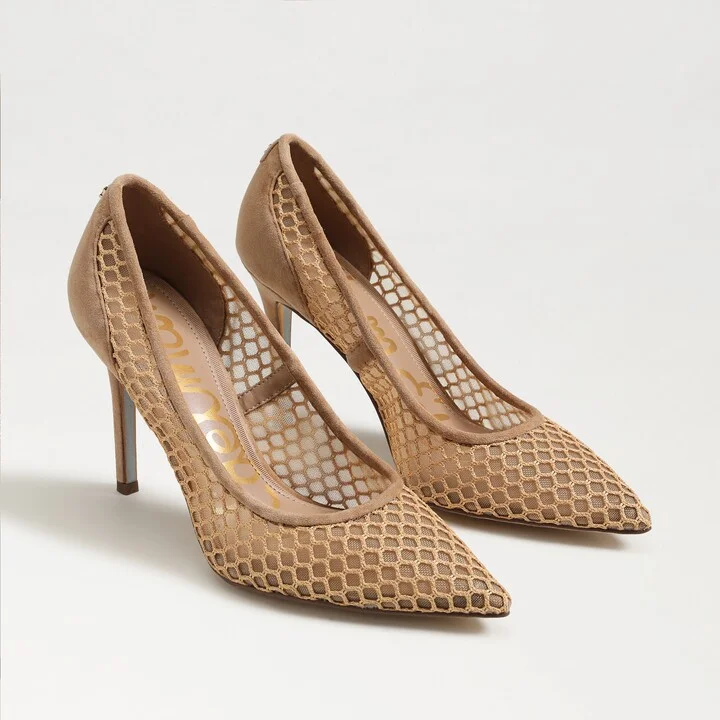 Sam Edelman Hazel Polka Dot Mesh Pump Hazelwood Mesh