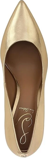 Sam Edelman Hazel Women's Shoes Amber Gold Leather : 9 W, Synthetic - Image 2