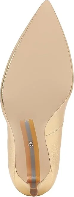 Sam Edelman Hazel Women's Shoes Amber Gold Leather : 9 W, Synthetic - Image 3